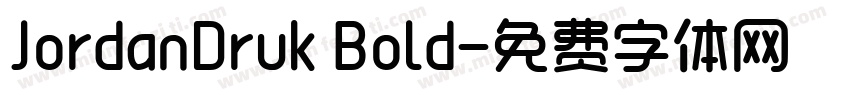 JordanDruk Bold字体转换